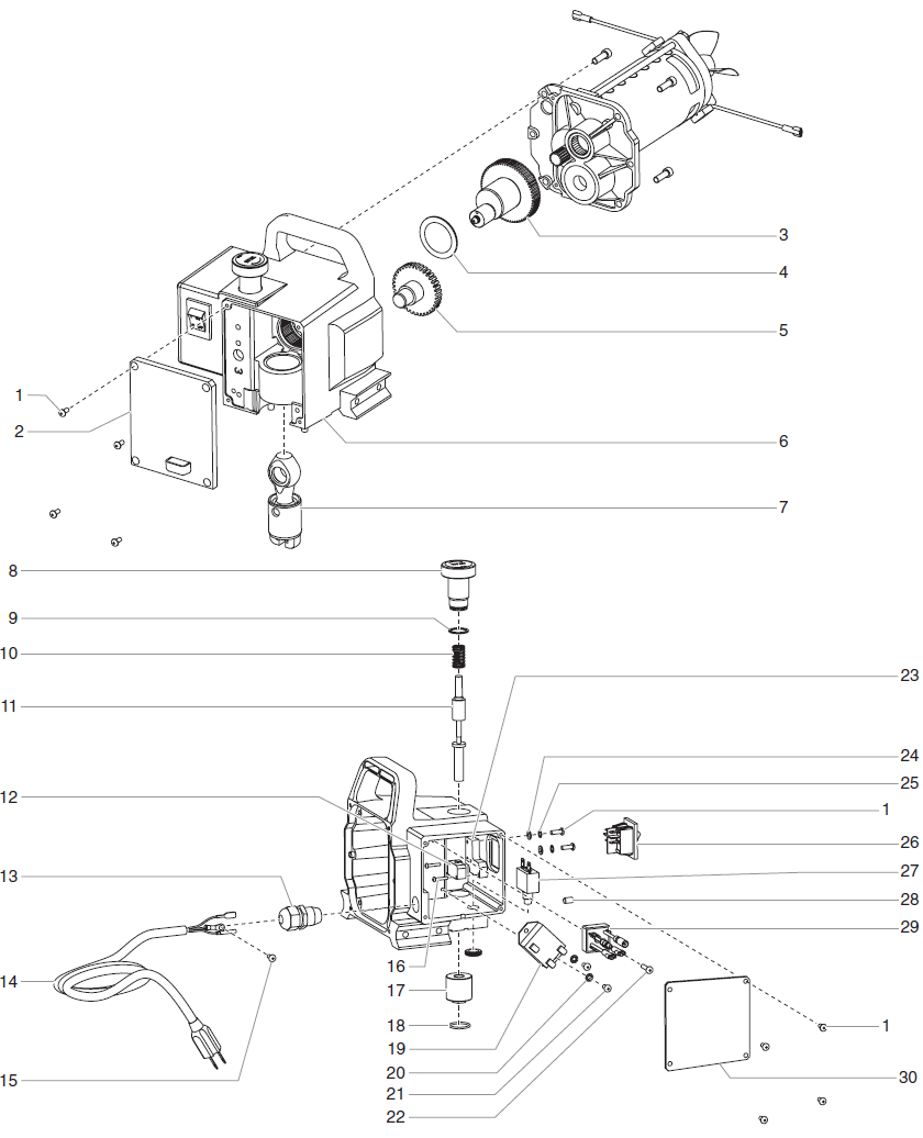 340 Gear Box Assembly